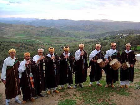 Musiciens traditionnels de Joujouka au Maroc, héritage musical ancestral
