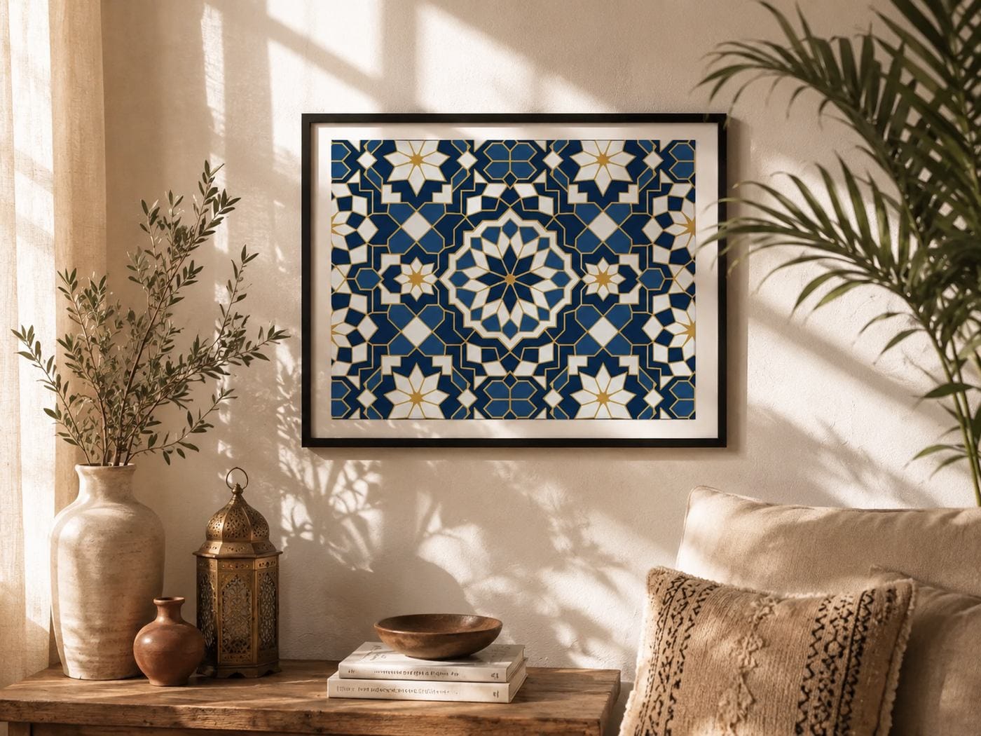 Zellige dans une décoration intérieure contemporaine